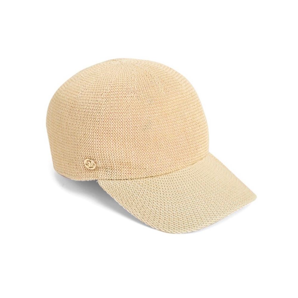✨Steve Madden Women's Knitted Straw Baseball Cap In Black From Nordstrom Rack✨